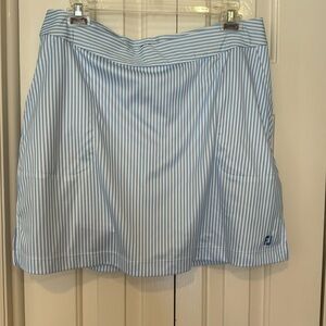 FootJoy Blue Striped  Golf Skirt